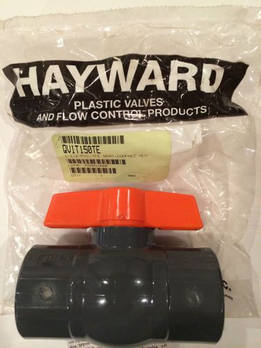 Hayward QV1T150TE 1 1/2&#034; PVC QIC Ball Valve New in Bag