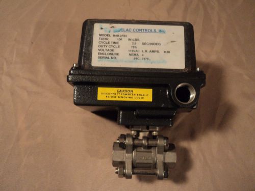 Jamflow 1/2&#039;&#039; cf8m 1000psi threaded ball valve with indelac electric actuator for sale