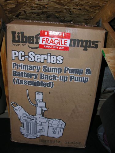 1/2 HP Liberty PC457-441 12v Back Up &amp; 115v Sump Pump PC457441 ( 190883039447 )