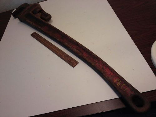 Ridgid heavy duty 36&#034; pipe wrench plumbing plumbers tool 3 ft fitters monkey for sale