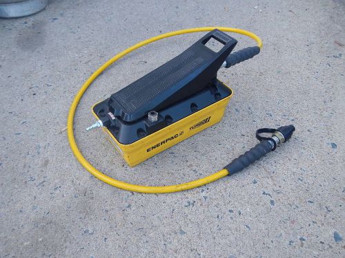 Enerpac turbo ii air driven hydraulic pump  10000 psi patg-1102n &amp; 6&#039; hose for sale