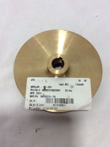Ingersoll rand pump impeller 1mrv3cx1a-154, 5 vane, 5 7/8&#034; od 3/4&#034; id for sale