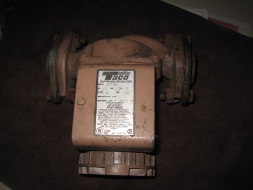 Taco 0010 bf1 cartridge circulator pump bronze  used for sale