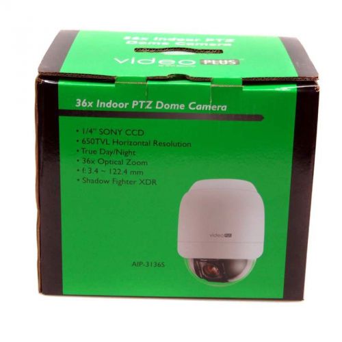 New gvi aip-3136s indoor ptz camera 650tvl 36x security dome wdr 1/4&#034; sony ccd for sale