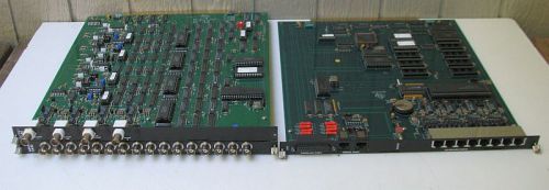 PELCO CM9500 CM9502 CPU CARD 8 KEYBOARD PORTS /  PELCO INPUT &amp; OUTPUT CARDS