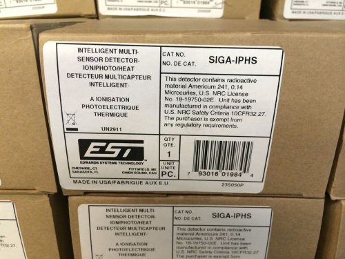 New edwards siga-iphs multi sensor(ion/heat/photo) detector. (+75 available) for sale