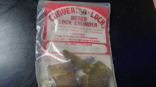 Convert-a-Lock Bored Lock Cylinder with Keys Sargeant S 26D- Locksmith