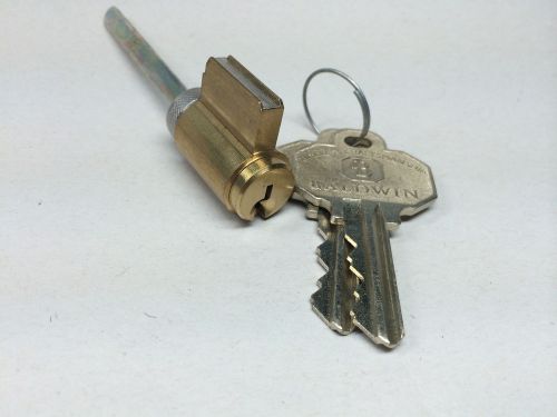 Baldwin Deadbolt Cylinder Shiny Brass Finish 2 Keys - Locksmith