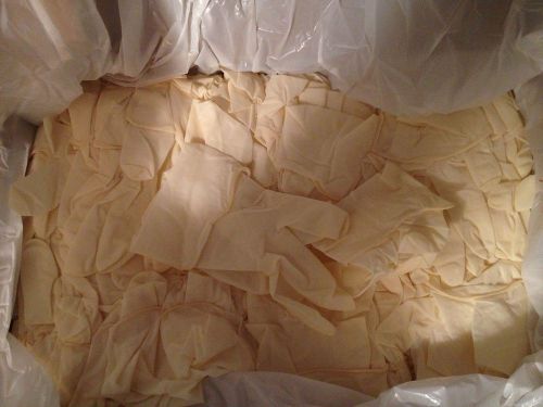 1000 + 200 latex examination gloves ~ size large ~ hypo allergenic ~ packed bulk for sale