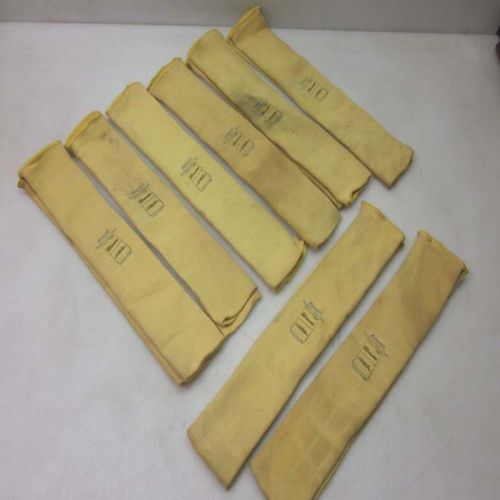 NEW Lot of 8 Ansell Golden Needle 100% Kevlar 16&#034; Protective Safety Sleeves