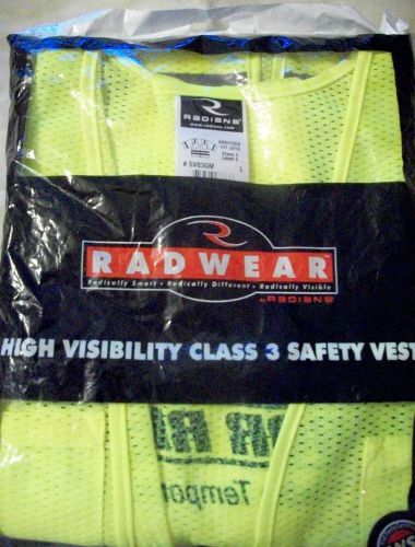 SV83GML -  Radians High Visibility Class 3 Safety Vest Large
