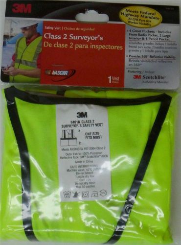 3M 94618 Adjustable Reflective Surveyor&#039;s Safety Vest