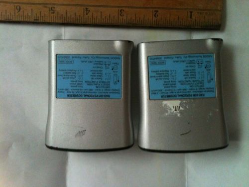 two - rados 60 monitors electronic pocket chirpers - rad monitoring - broke