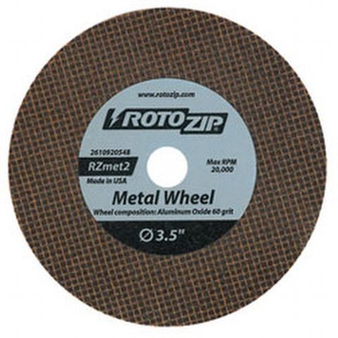 3-1/2&#034; Metal Cut-Off Zip Wheels (Pack of 2)