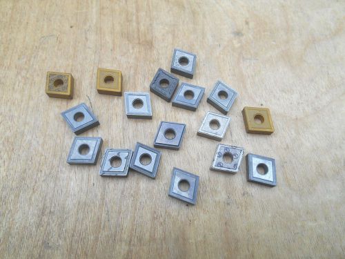 Cnmg 431 carbide inserts , mixed lot of 17 for sale