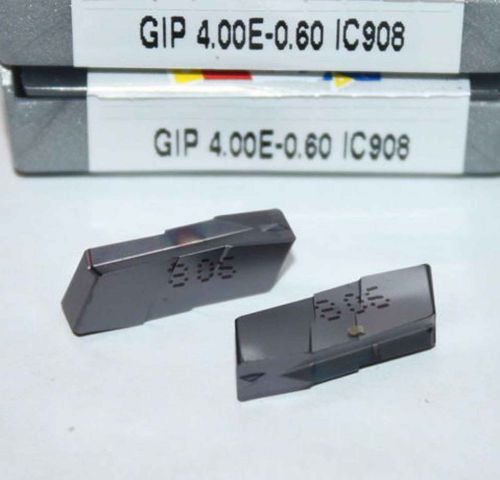 GIP 4.00E 0.60 IC908 ISCAR *** 10 INSERTS *** FACTORY PACK ***