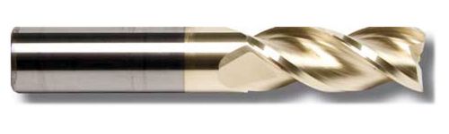 7/16&#034; 3 Flute 1&#034;LOC Benchmark HP ZRN Carbide End Mill F/Aluminum #350-43716-C5