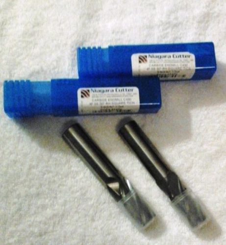 New 2x 3/4&#034; niagara solid carbide gp ticn endmills center cutting  4 flute lot for sale