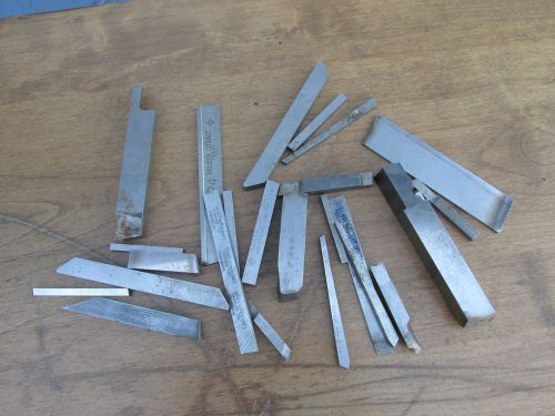 Machinist Lathe Cutting HSS Tool Bits Assorted Lot 24 Pc MO-MAX,EMPIRE,TANTUNG