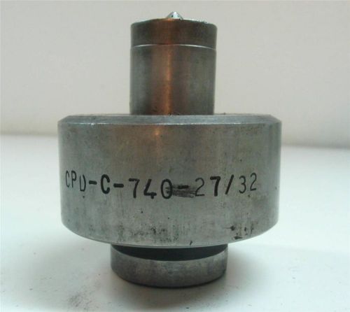 Cpd-c-740 27/32&#034; die &amp; 13/16&#034; iron worker punch j for sale