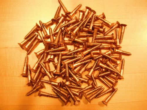 Frearson flat head 12 x 1 1/4 silicon bronze screw (reed &amp; prince) (qty 100) for sale