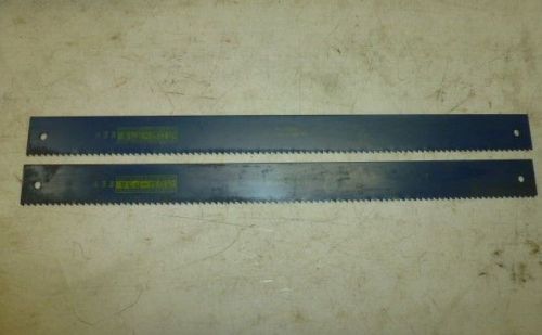 Nos! lot of (2) blu-mol 21&#034; power hack saw blades, no. 1784m, 21&#034;x1-3/4&#034;x.088&#034; for sale