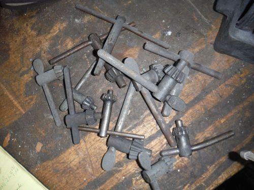 SMALL PILE OF LATHE KEYS JACOBS AND OTHER DRILL CHUCK KEYS