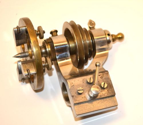 NICE Lorch Schmidt &amp; Co. GERMANY WATCHMAKERS LATHE Geneva Style HEADSTOCK 2A57A
