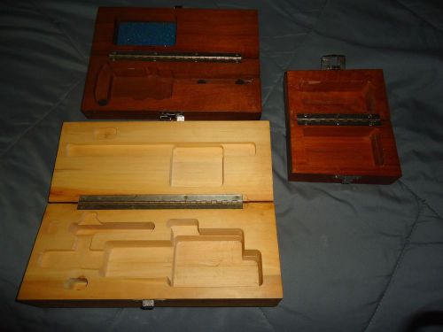 3 vintage brown &amp; sharpe  boxes empty good condition