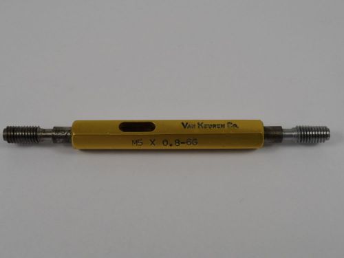 Van Keuren Co. Thread Gage M5 x 0.8-6G - Inspection Go / No-Go