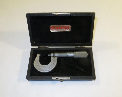Starrett t230fl outside friction thimble lock nut, 0-1&#034; range micrometer for sale
