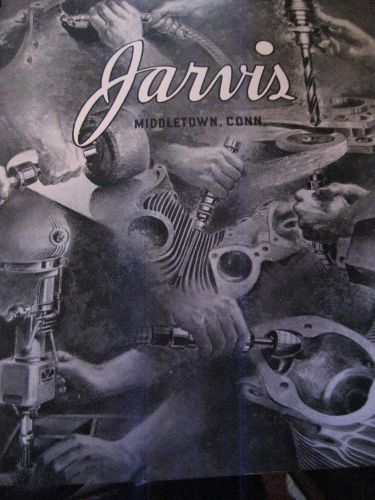 Antique Vtg 1945 Jarvis Power Tool Guide/Handbook Middletown CT /Part No./Name+