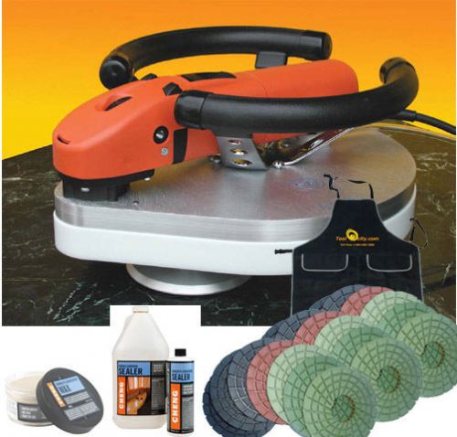 Planetary Polisher Wet Package with Rigid Diamond Pads