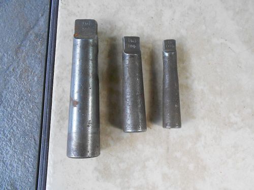 MACHINIST 3 MORSE TAPER DRILL SLEEVE ADAPTERS