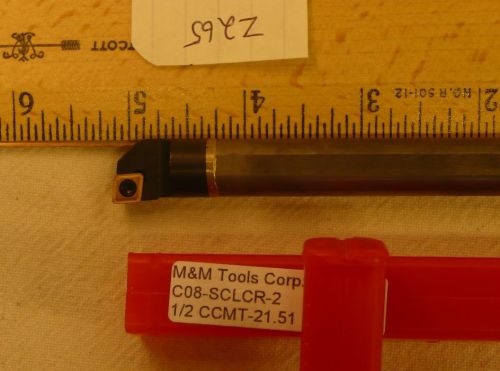 1 new 1/2&#034; solid carbide boring bar takes ccmt 21.51 carbide insert.  z265 for sale