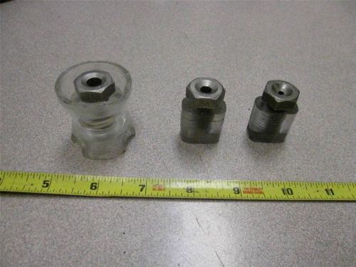Aircraft drill guide lot .310 egg cup.247 corner guide #30 for sale