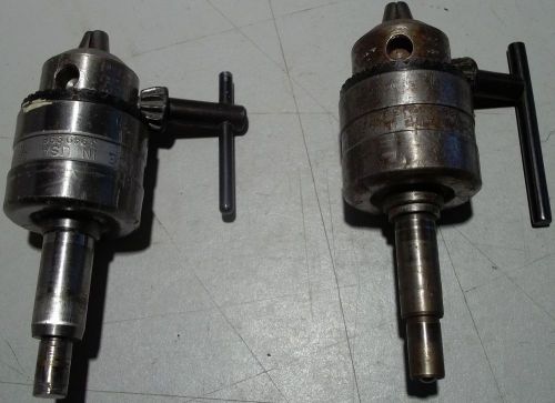 Pair of drill chucks, model No.33033-01 with keys and shafts ________________A-7