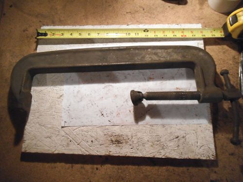 ARMSTRONG HEAVY DUTY C-Clamp 16&#034; OPENING 3-1/2&#034; WIDE - USED