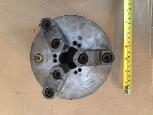 6-1/4&#034; BISON 3-JAW FLAT CHUCK , #3285-6-1/4 WELDING FIXTURE OR MILL CHUCK, PARTS