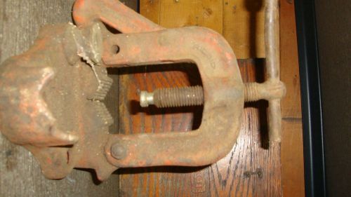 40080 ridgid bench yoke vise #21 1/8&#034; - 2&#034; used no reserve dont miss this one !! for sale