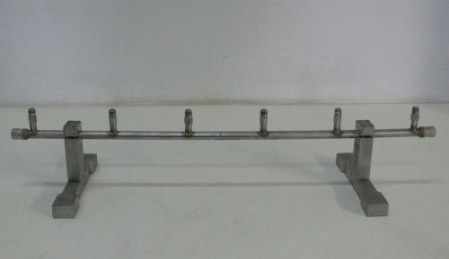 Laboratory 6-way liquid splitter stand, 0.5&#034; tube for sale