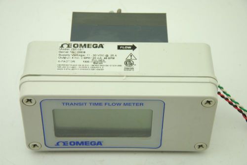 Omega FDT-32-T, Transit-Time Ultrasonic Flow Meter, 4 to 200LPM, 4 TO 20Ma