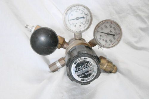 Concoa 400 series single stage gas regulator max.3000 psig model 401 7331 brass for sale