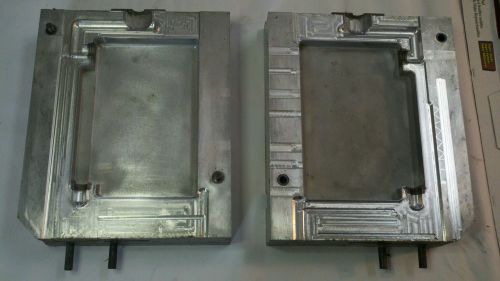 Plastic injection blow mold 64 oz rect. tank 5.375&#034; x 8&#034; x 1.25&#034; x 2) .5&#034; open 2 for sale