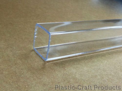 Acrylic Square Tube Extruded 1.25&#034; ODx1/8&#034; Wallx18&#034; Long (Less Saw Cut)(Nominal)
