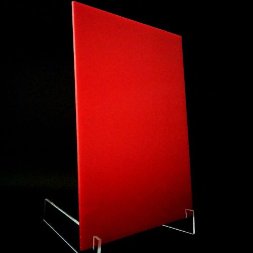 Red 3mm perspex acrylic plastic plexiglass cut 210mm x 300mm a4 sheet size for sale