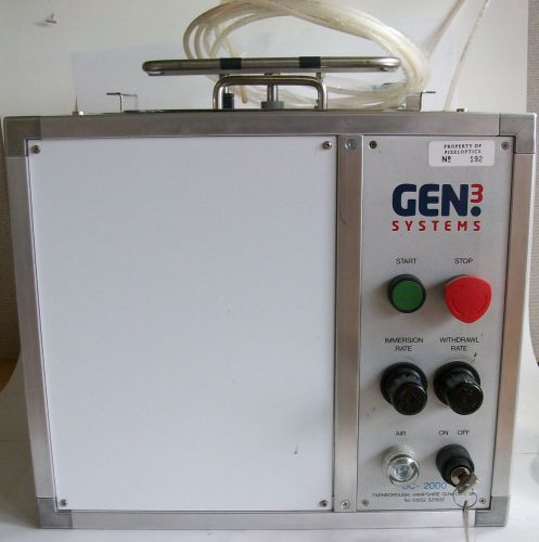 Gen 3 systems air acutated dip coating unit 80 psig model dc-2000 usg for sale