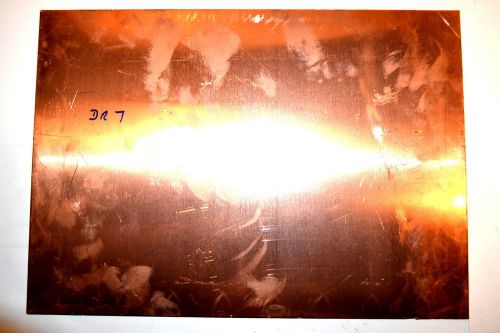 3/16&#034; x 17&#034; x 12&#034; COPPER SHEET Plate  DR7 #822 live steam myford atlas lathe