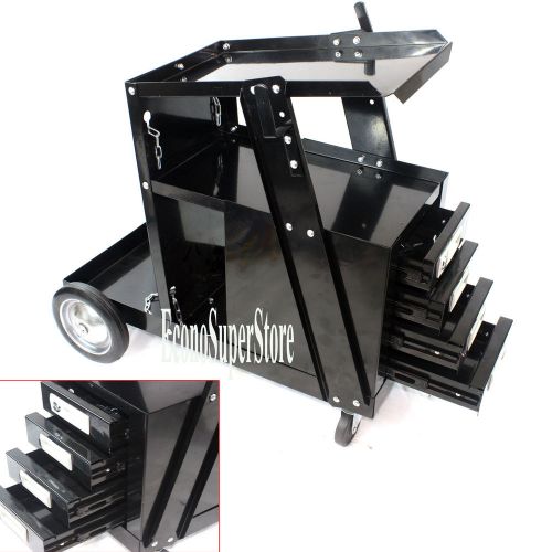 4 drawer cabinet welding welder cart 150lbs mig flux arc tig plasma machine new for sale
