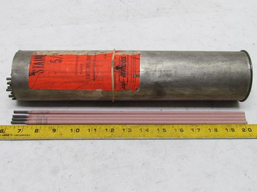 Arcos 308-16 stainless steel stick electrode welding rod 5/32x14&#034; aws a5.4 10lbs for sale